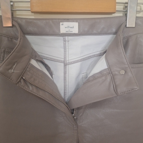 Aritzia Melina Faux Leather Pants SZ 2 NWOT - Picture 4 of 11